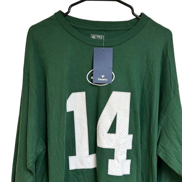 NWT Sam Darnold NY Jets Fanatics Long Sleeve T-Shirt Football NFL Cotton XXL - Picture 3 of 7